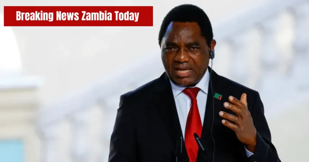 breaking news zambia today
